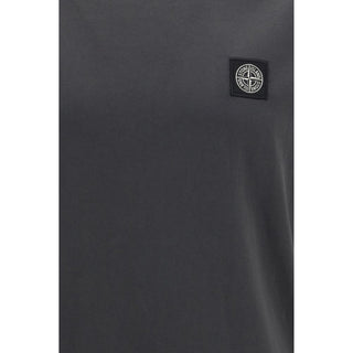 Camiseta de algodón gris