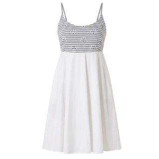 White Cotton Women Dress