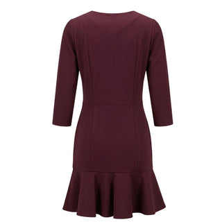 Red Viscose Women Dress