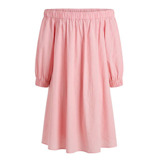 Pink Cotton Women Dress