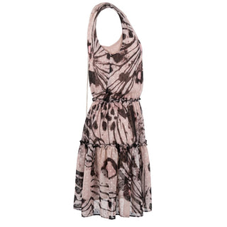 Pink Polyester Women Dress