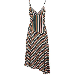 Brown Viscose Women Dress