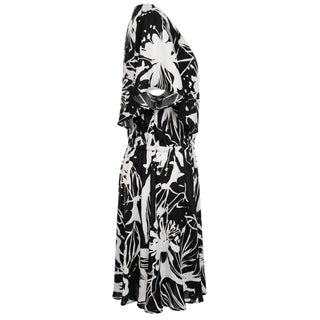 Black Polyester Women Dress