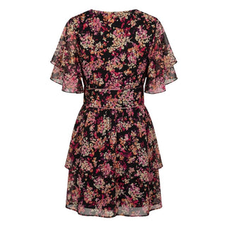 Black Polyester Women Dress