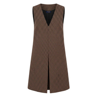 Beige Polyester Women Dress
