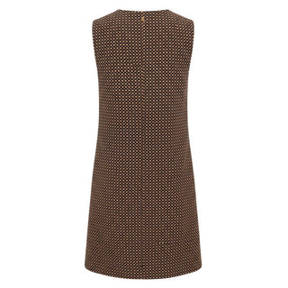 Beige Polyester Women Dress