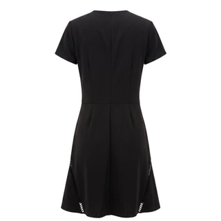 Black Polyester Women's Dress