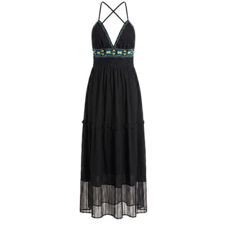 Black Cotton Women Dress