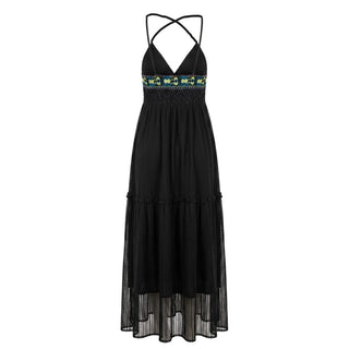 Black Cotton Women Dress