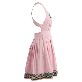 Pink Cotton Women Dress
