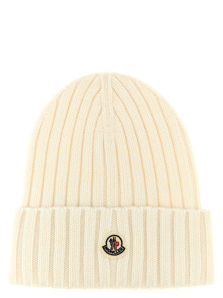 Gorro de lana virgen blanco