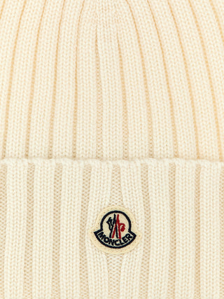 Gorro de lana virgen blanco
