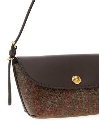 Bolso de hombro de algodón multicolor