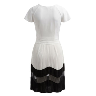 White Polyester Women Dress