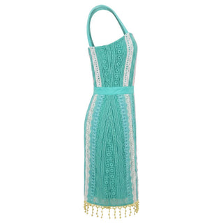 Green Cotton Women Dress