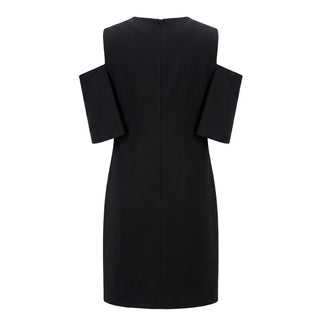 Black Polyester Women Dress
