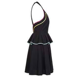 Black Cotton Women's Dress
