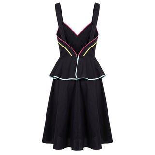 Black Cotton Women's Dress