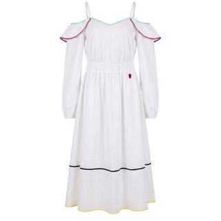 White Cotton Women Dress