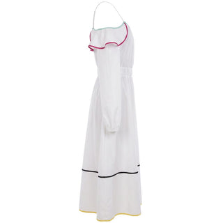 White Cotton Women Dress