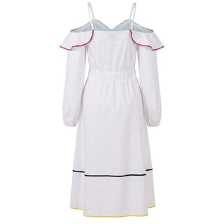 White Cotton Women Dress
