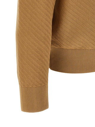 Brown Cotton Polo Shirt