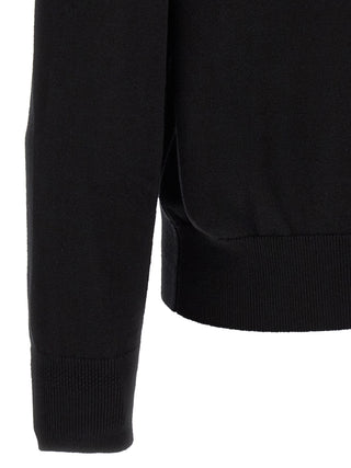 Black Cotton Cardigan