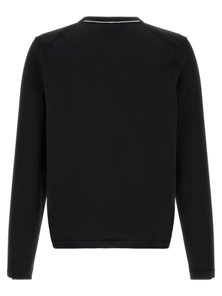 Black Cotton Cardigan