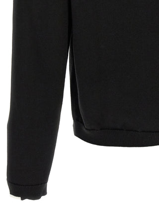 Black Cotton Cardigan