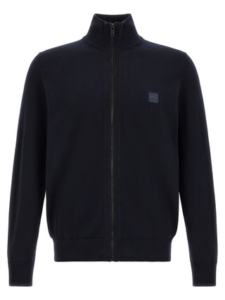 Blue Cotton Cardigan