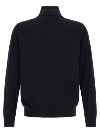 Blue Cotton Cardigan