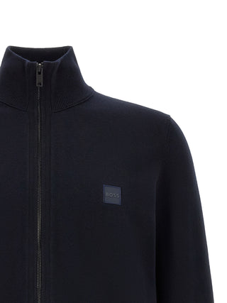 Blue Cotton Cardigan