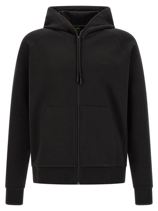 Black Cotton Sweatshirt