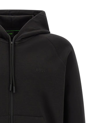 Black Cotton Sweatshirt
