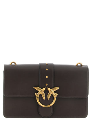 Bolso bandolera de piel de becerro marrón
