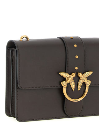 Brown Calfskin Crossbody Bag