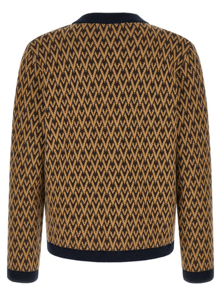 Multicolor Cashmere Cardigan