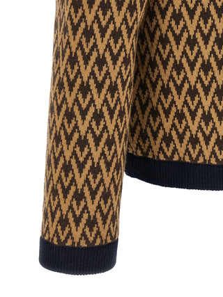 Multicolor Cashmere Cardigan