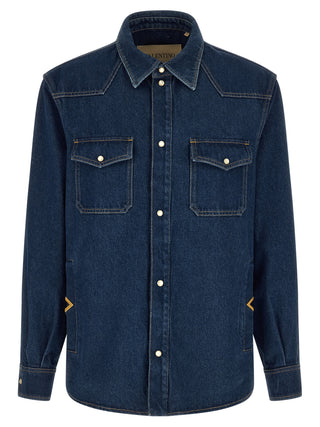 Blue Cotton Blouse