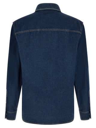 Blue Cotton Blouse