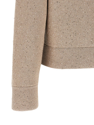 Beige Cotton Cardigan