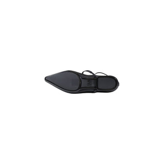 Zapatos de plataforma de poliéster negro