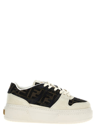 Multicolor Polyamide Chunky Sneakers