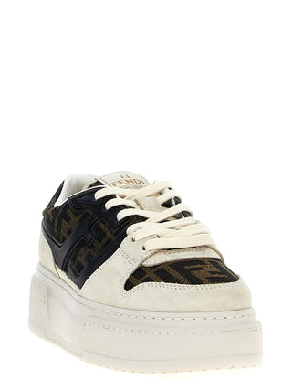 Multicolor Polyamide Chunky Sneakers