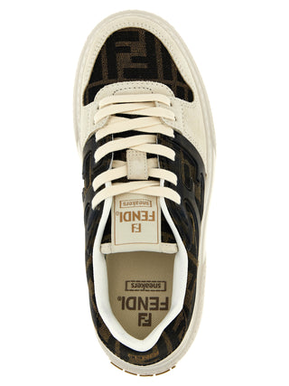 Multicolor Polyamide Chunky Sneakers