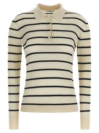 Blue Cashmere Polo Shirt