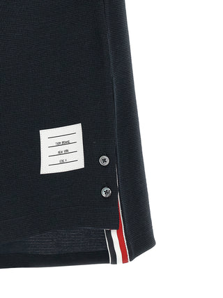 Blue Cotton Polo Shirt