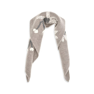 Bufanda beige de lana Oves Aries