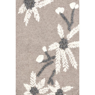 Bufanda beige de lana Oves Aries
