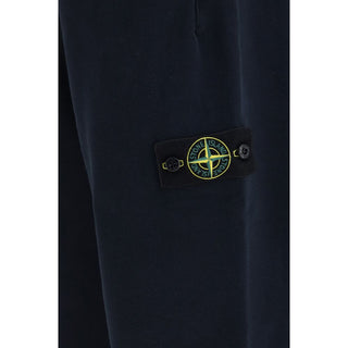 Blue Cotton Joggers (Workout Pants)